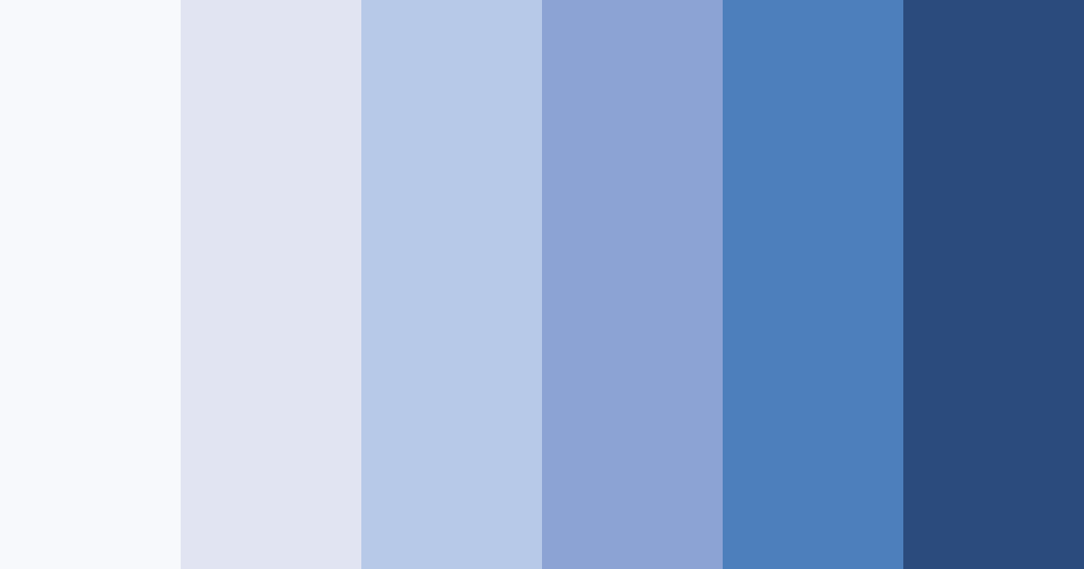 Download elegant azure color palette PNG image (landscape)