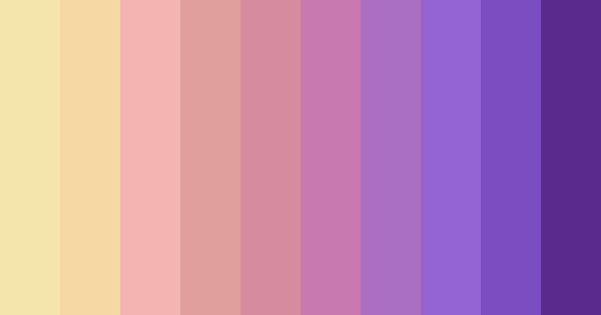 Download purple mushroom color palette PNG image (landscape)
