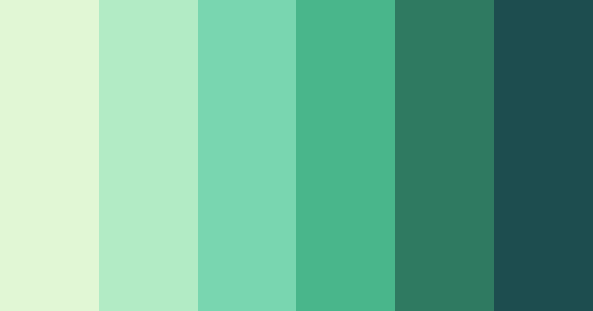 Download evergreen whispers color palette PNG image (landscape)