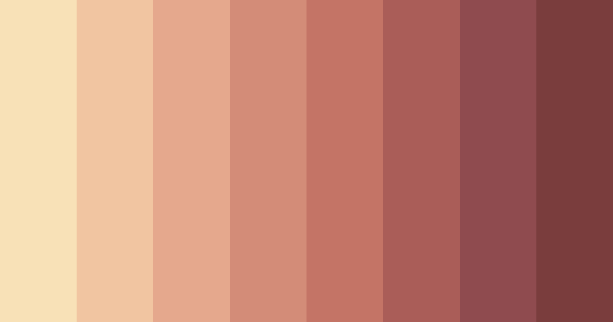Download sunset whispers color palette PNG image (landscape)