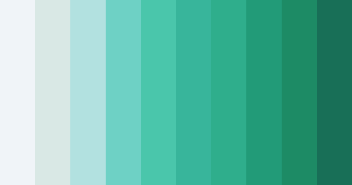 Download teal harmony color palette PNG image (landscape)