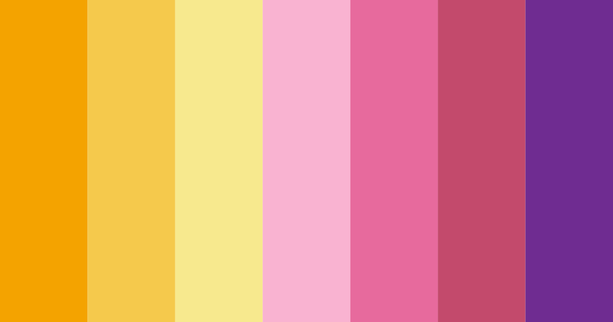 Download playful whimsy color palette PNG image (landscape)