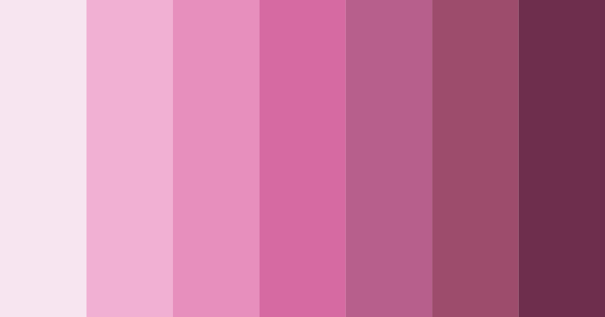 Download blooming elegance color palette PNG image (landscape)