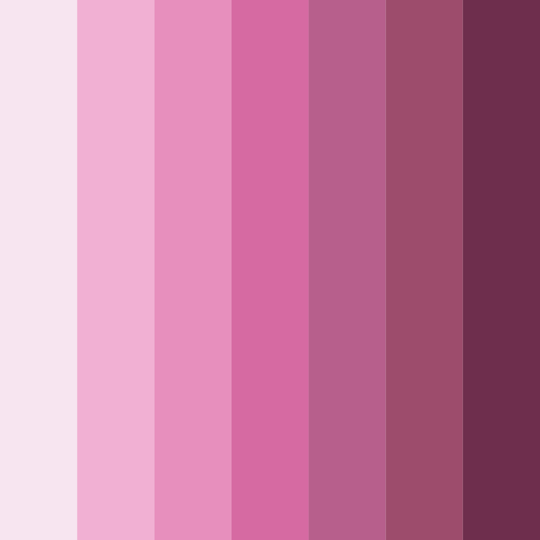 Download blooming elegance color palette PNG image (square)