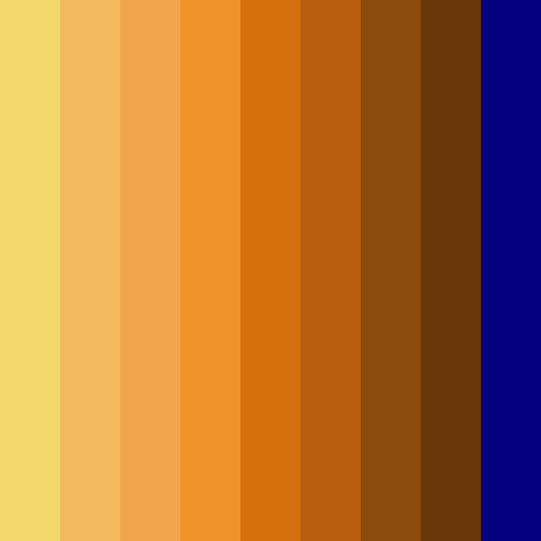 Download twilight ember color palette PNG image (square)