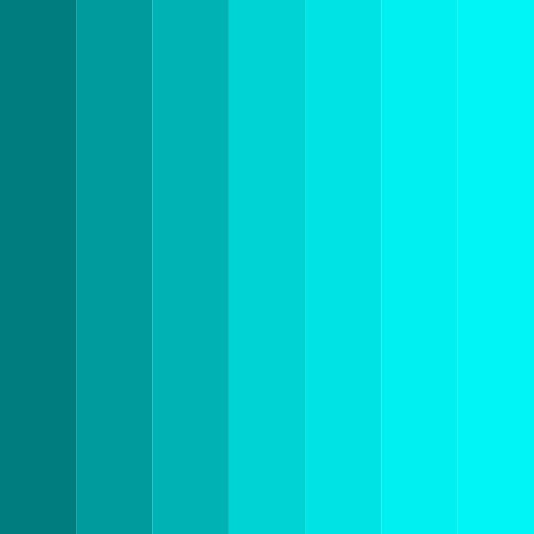 Download aqua serenade color palette PNG image (square)