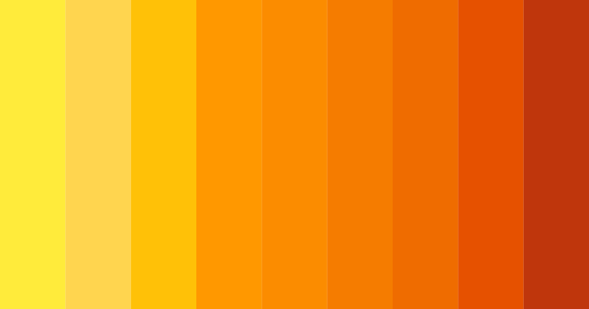 Download golden ember sunrise color palette PNG image (landscape)