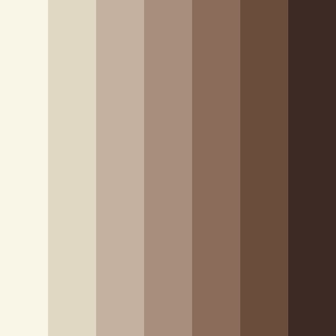 Download brown earth color palette PNG image (square)