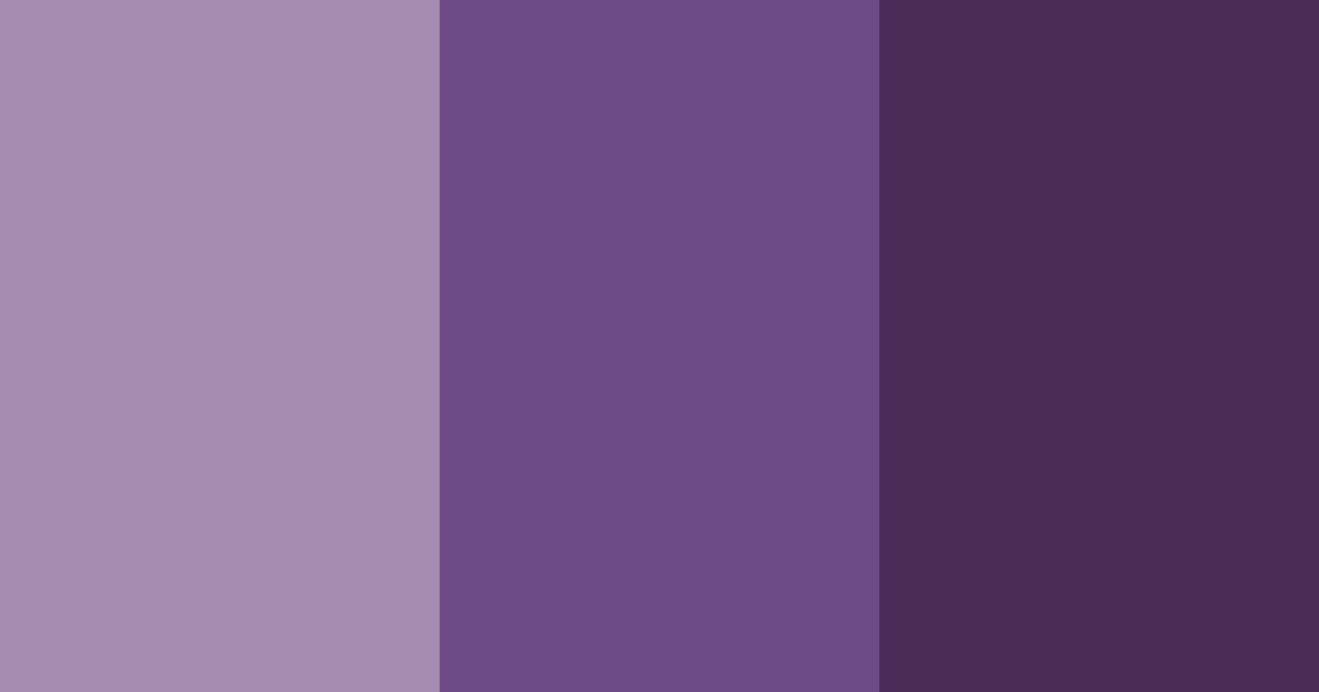 Download purple shades color palette PNG image (landscape)
