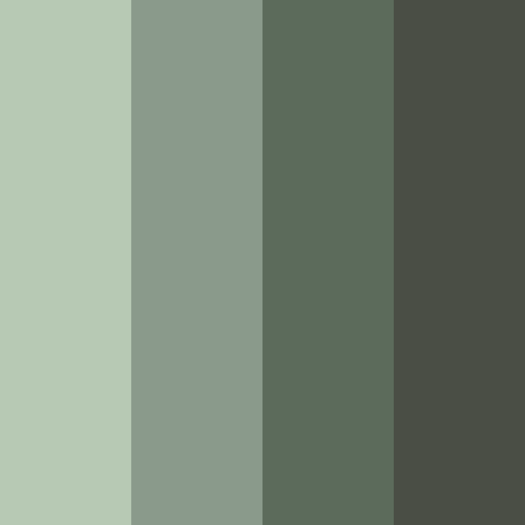 Download green grey serenity color palette PNG image (square)