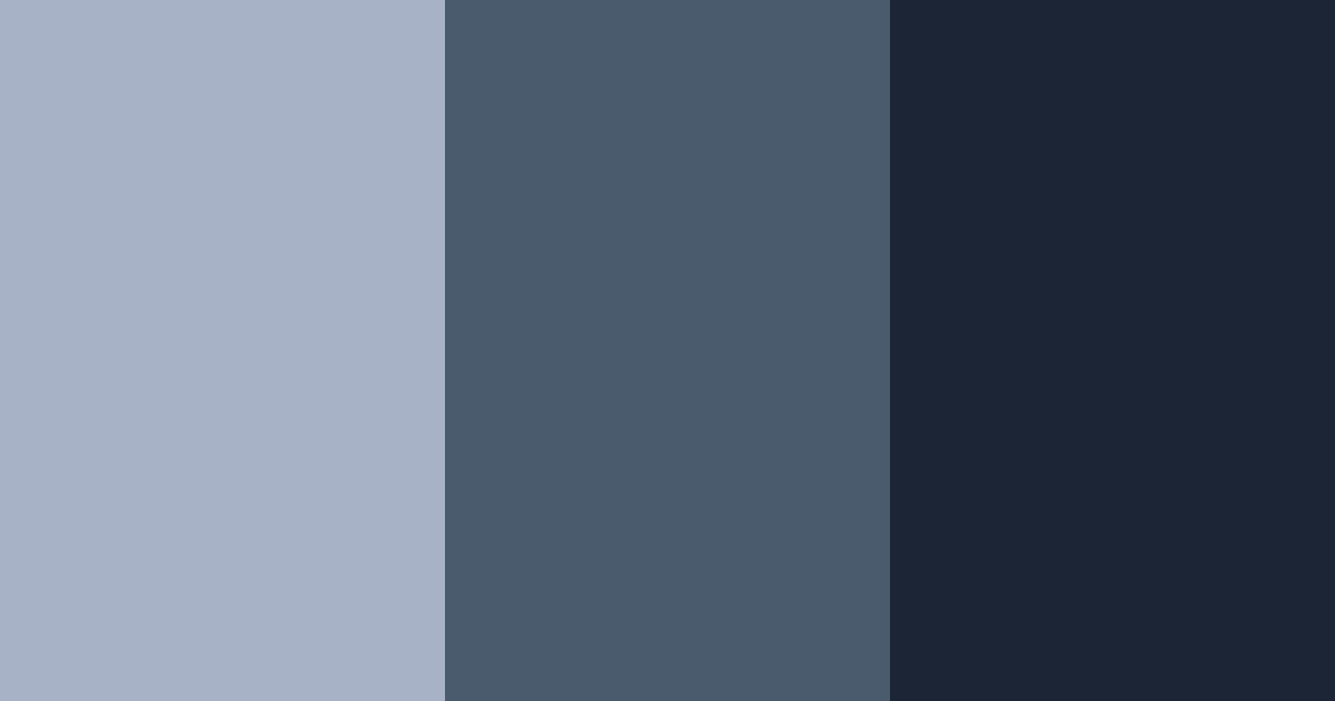 Download dark blue color palette PNG image (landscape)