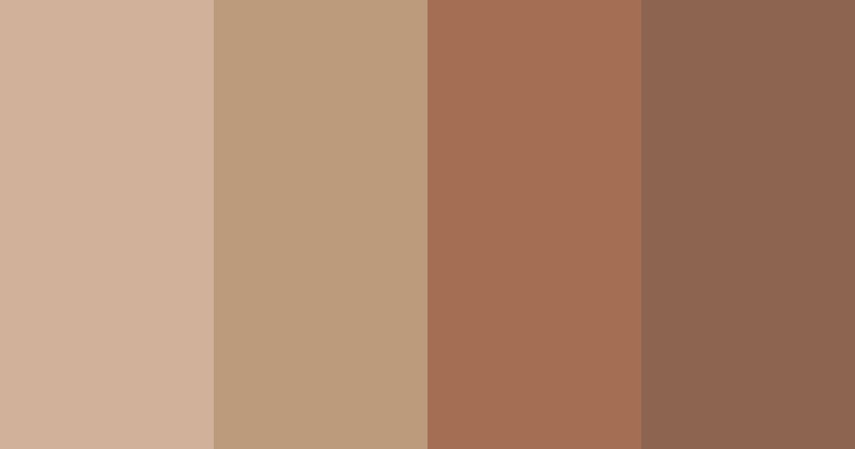 Download earthy embrace color palette PNG image (landscape)