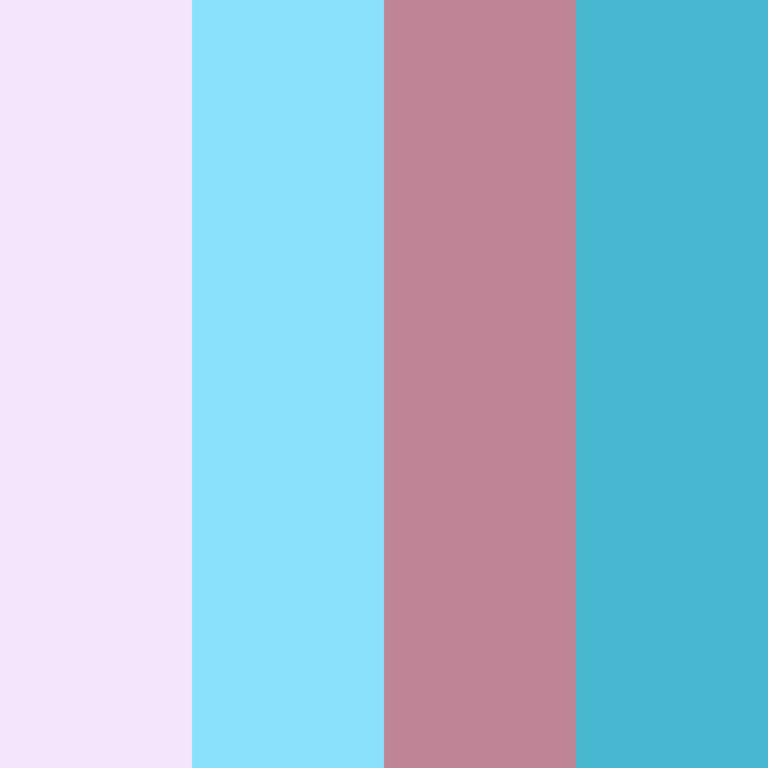 Download lavender dream color palette PNG image (square)