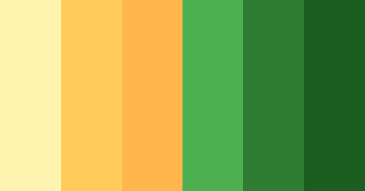 Download sunshine garden color palette PNG image (landscape)