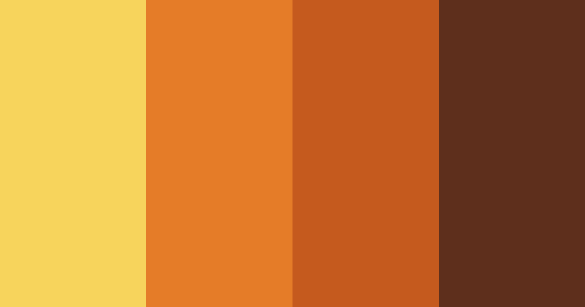 Download orange mosaic color palette PNG image (landscape)