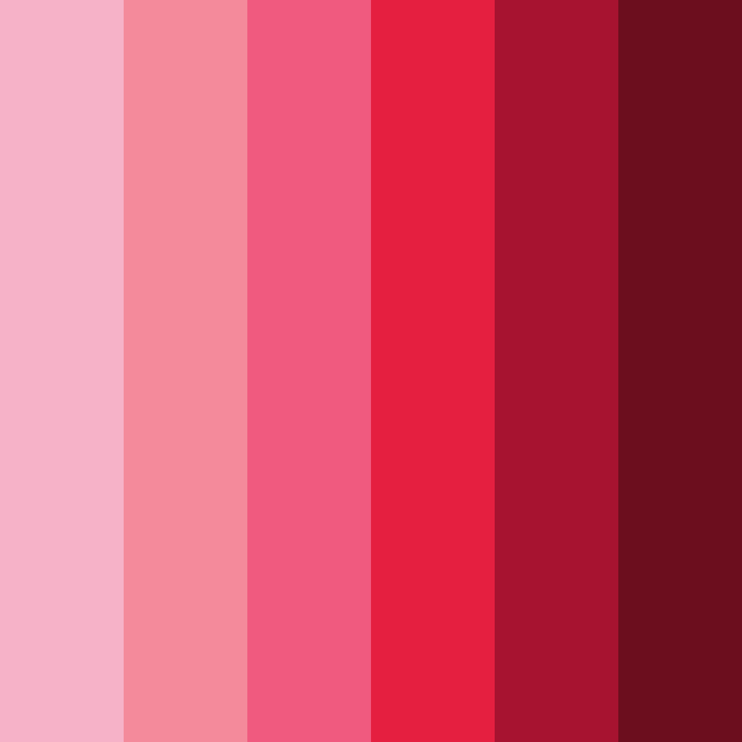 Download crimson blossom color palette PNG image (square)