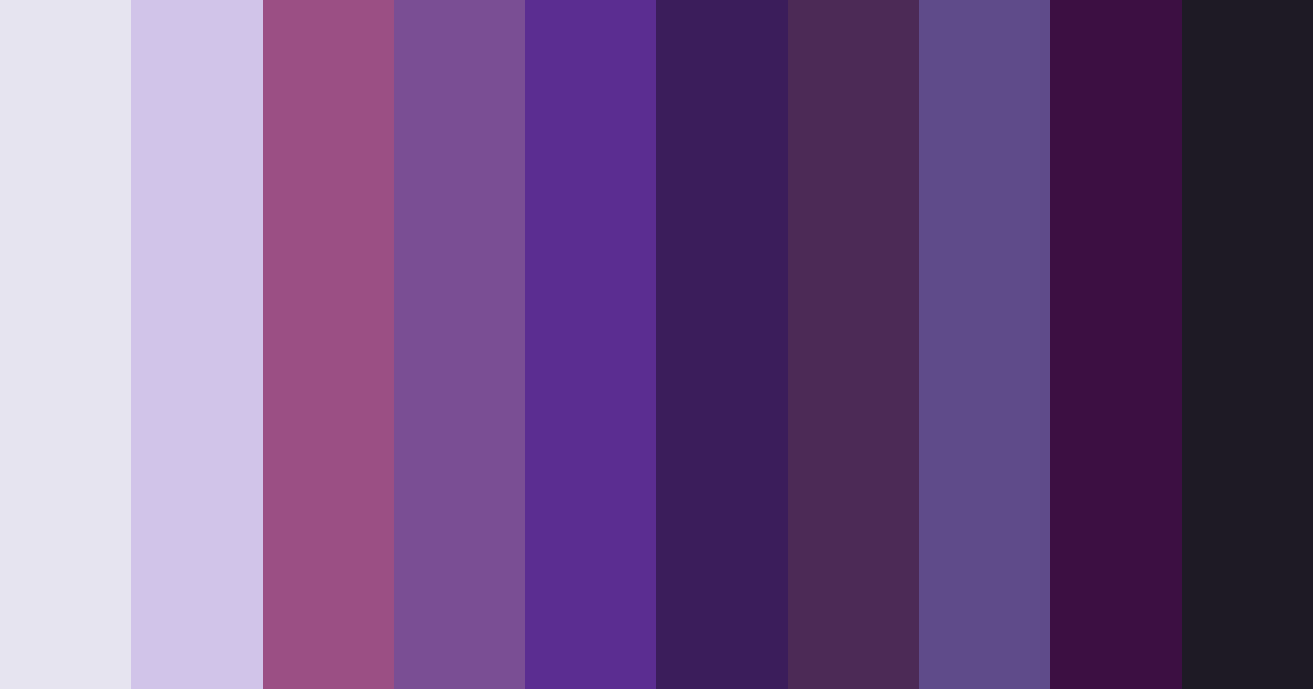 Download enchanted nocturne color palette PNG image (landscape)