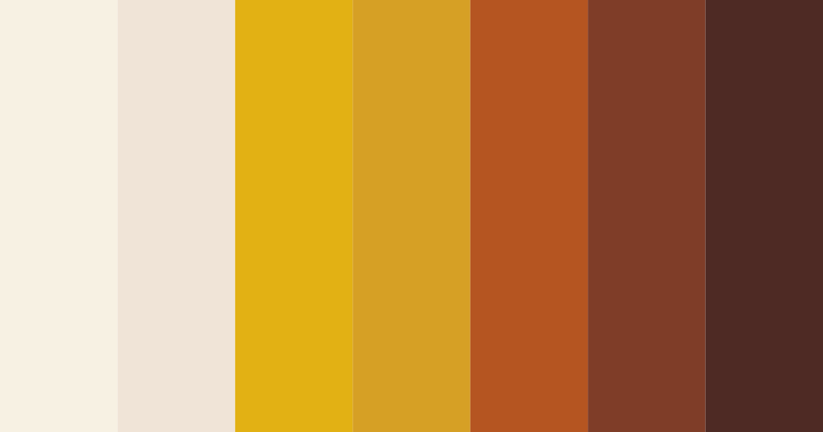 Download amber harvest color palette PNG image (landscape)