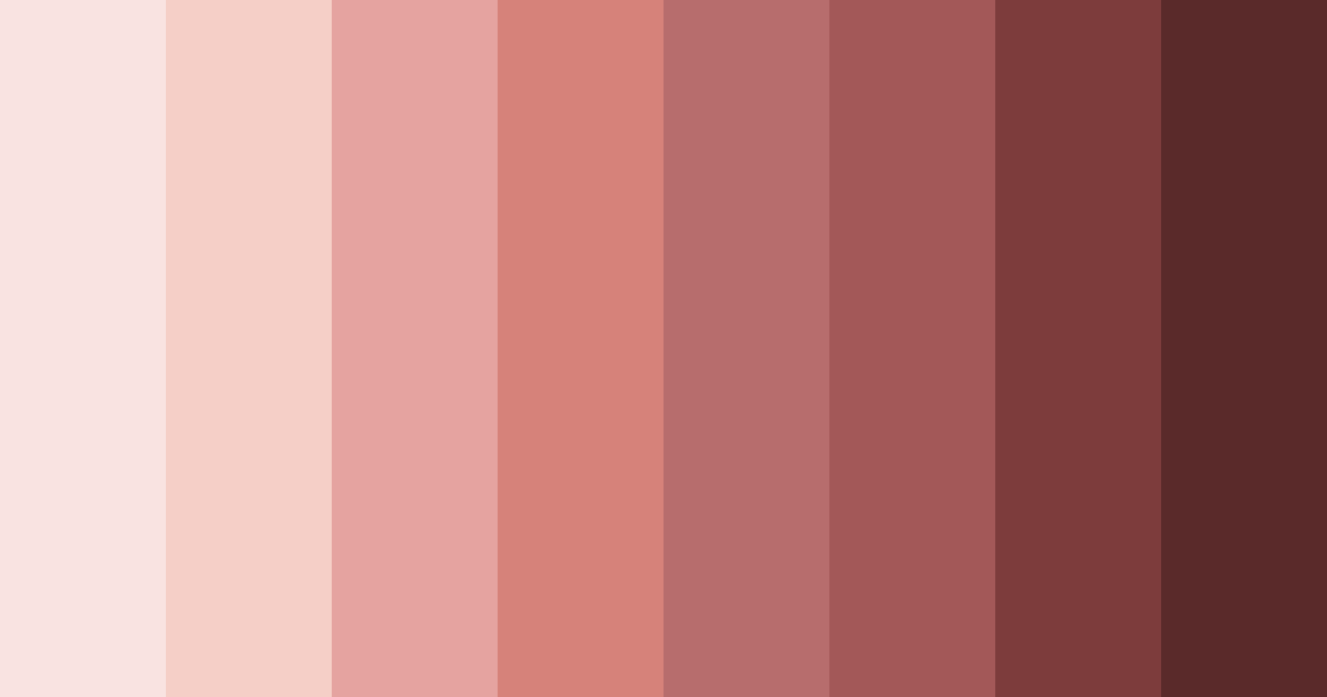 Download rosy embertones color palette PNG image (landscape)
