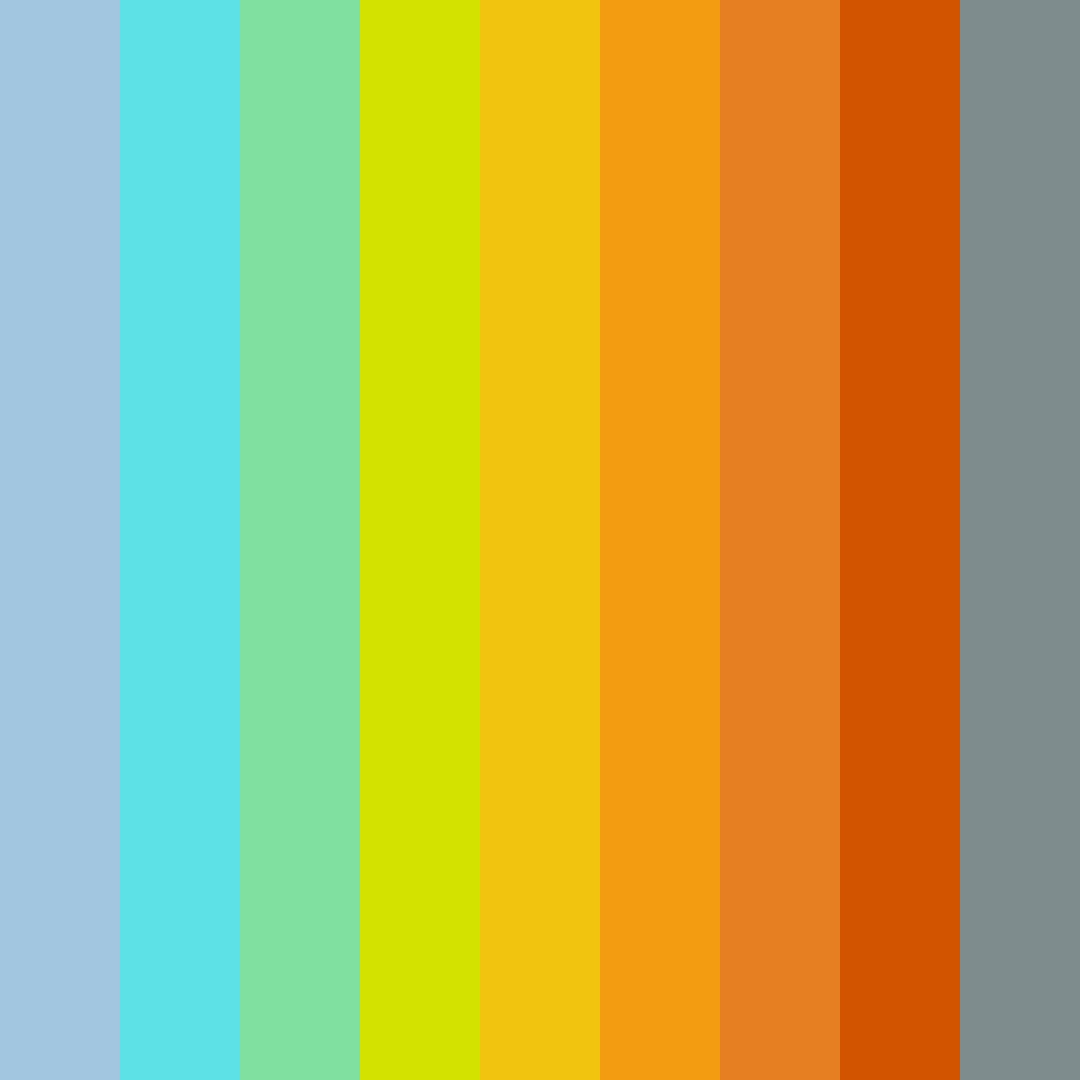 Download sunset breeze color palette PNG image (square)