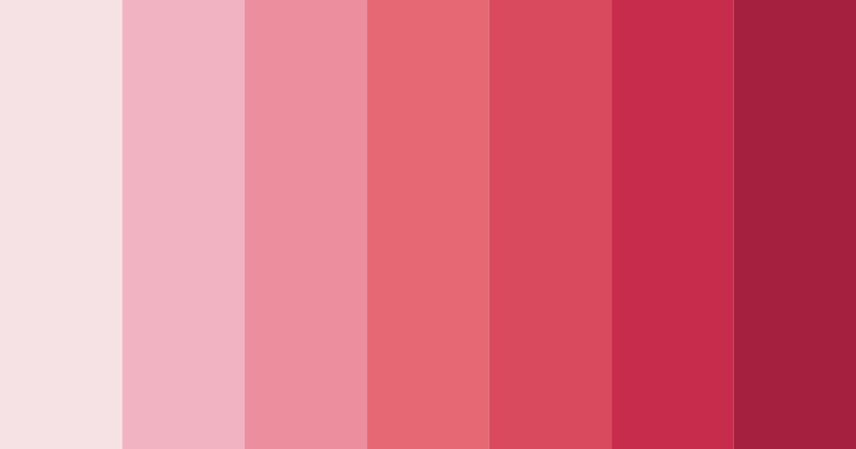 Download pink sakura color palette PNG image (landscape)