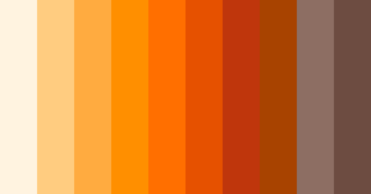 Download tangerine dreamscape color palette PNG image (landscape)