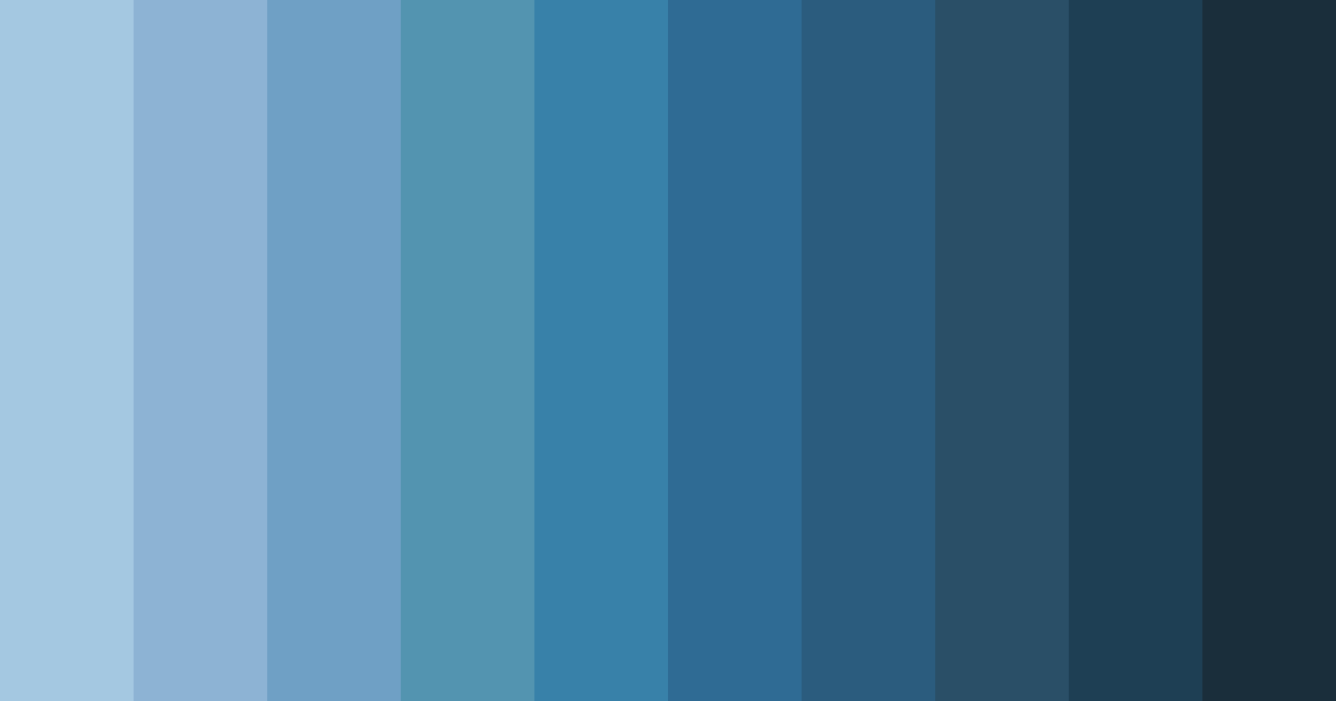 Download baby blue color palette PNG image (landscape)