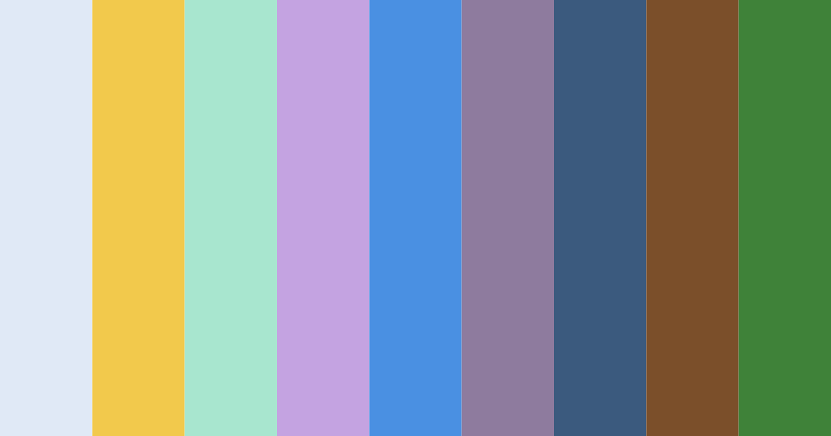 Download shades of indigo color palette PNG image (landscape)
