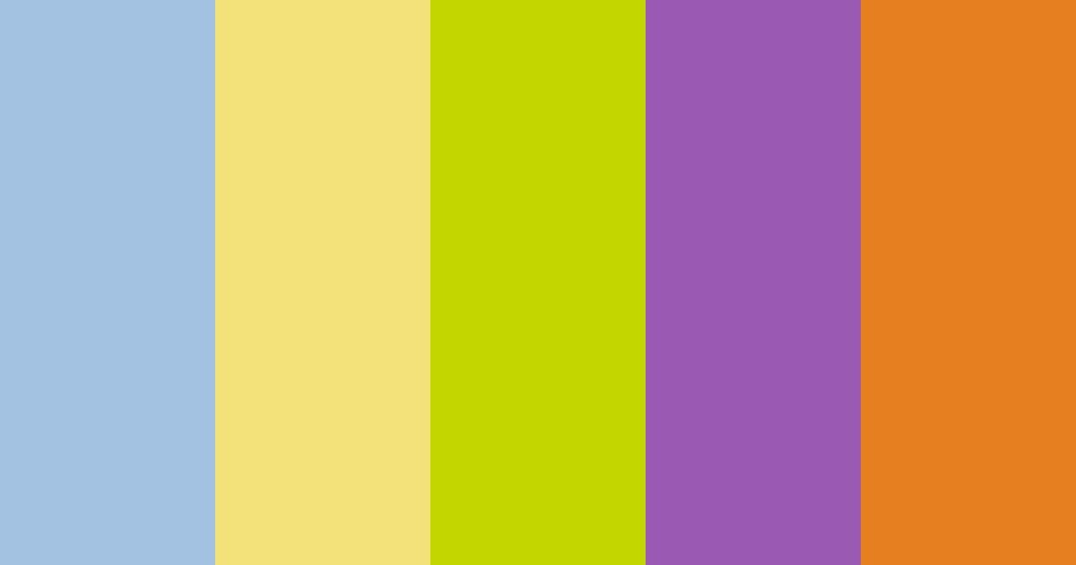 Download whimsical spectrum color palette PNG image (landscape)