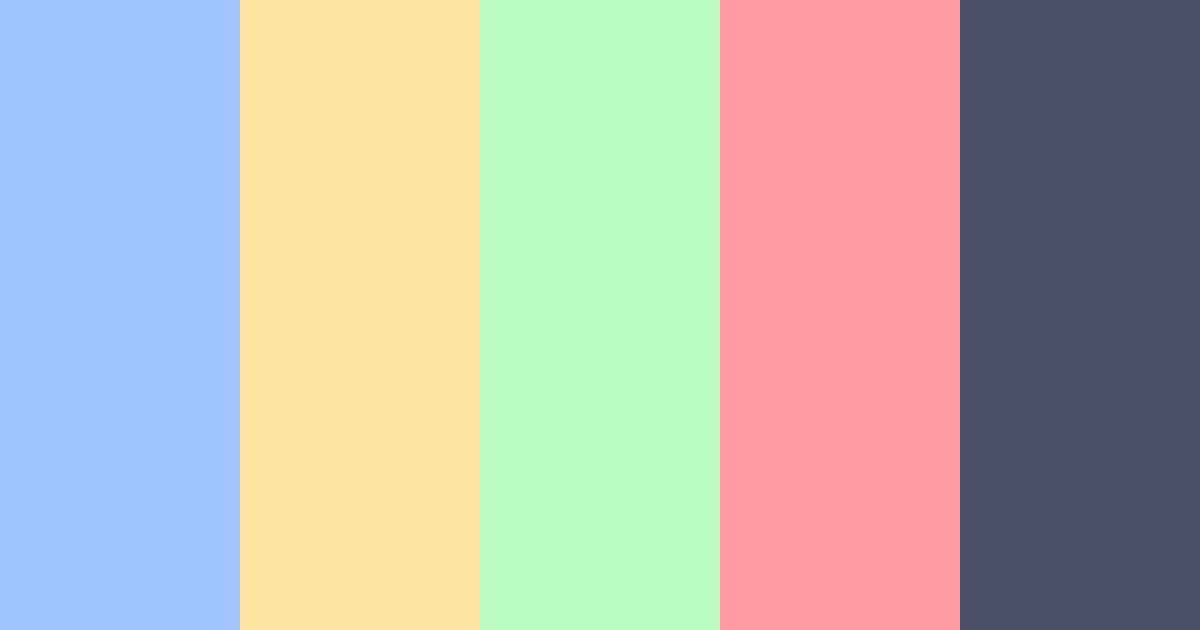 Download whimsical meadow breeze color palette PNG image (landscape)
