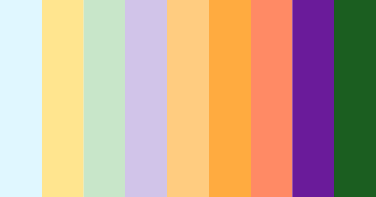 Download sunset garden symphony color palette PNG image (landscape)