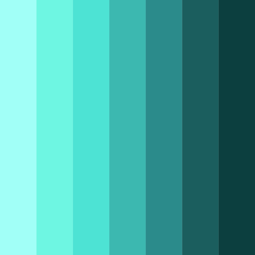 Download turquoise breeze color palette PNG image (square)
