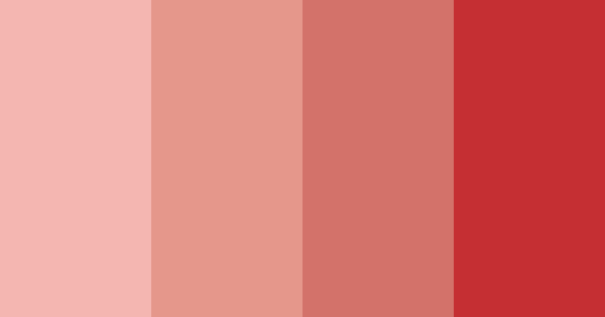 Download rose red color palette PNG image (landscape)