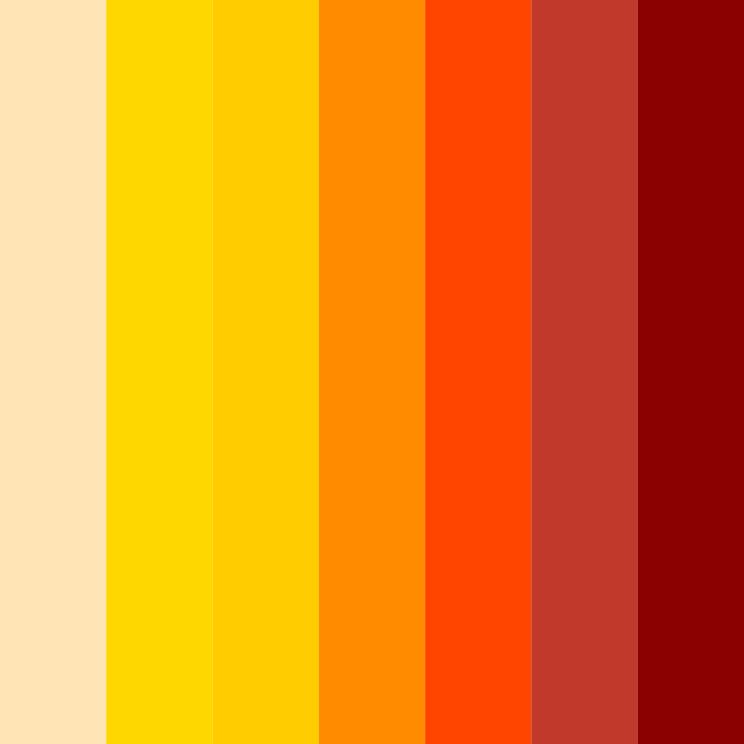 Download sunset serenade color palette PNG image (square)