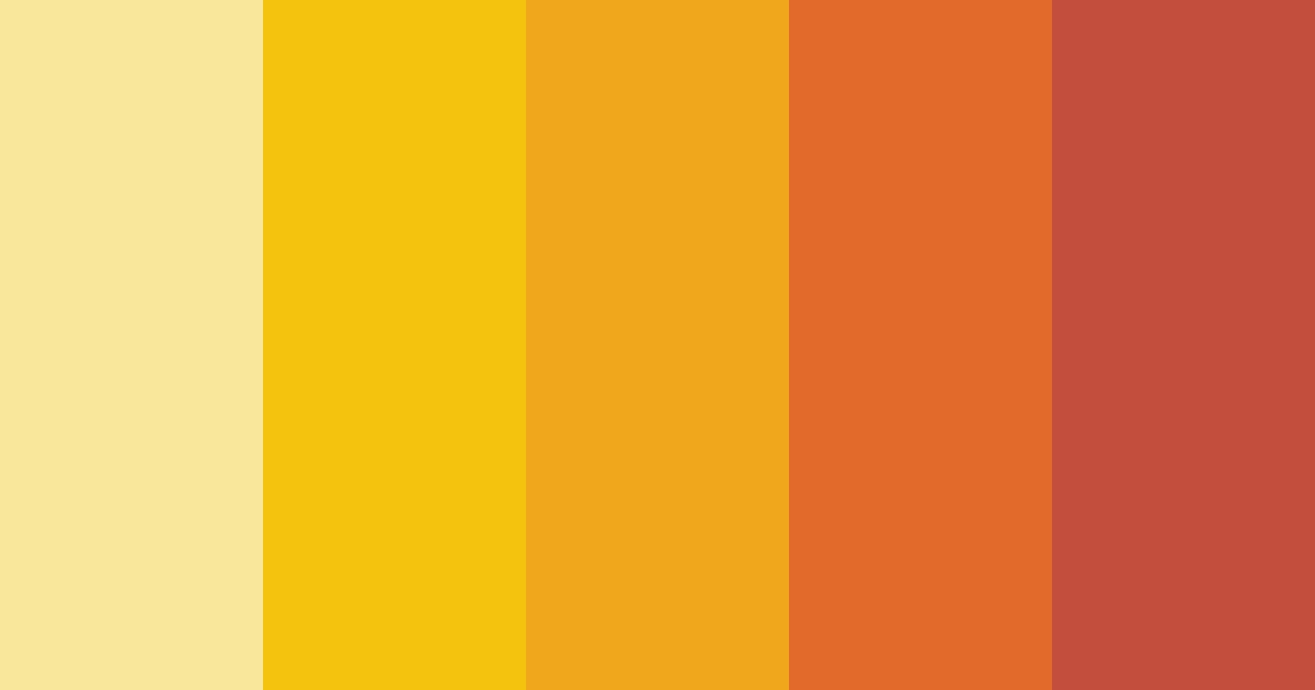 Download golden harvest sunset color palette PNG image (landscape)
