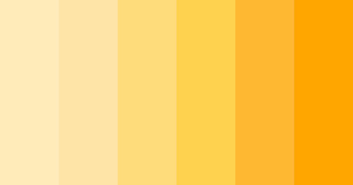 Download sunny citrine dream color palette PNG image (landscape)