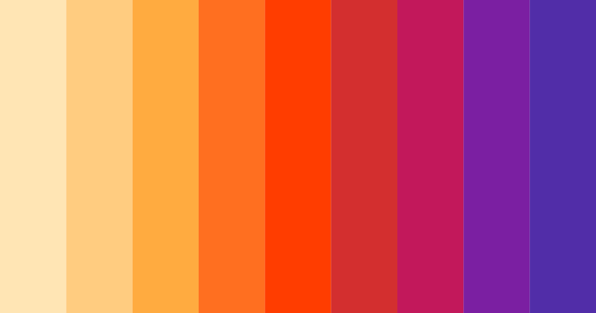 Download vibrant red blue yellow color palette PNG image (landscape)