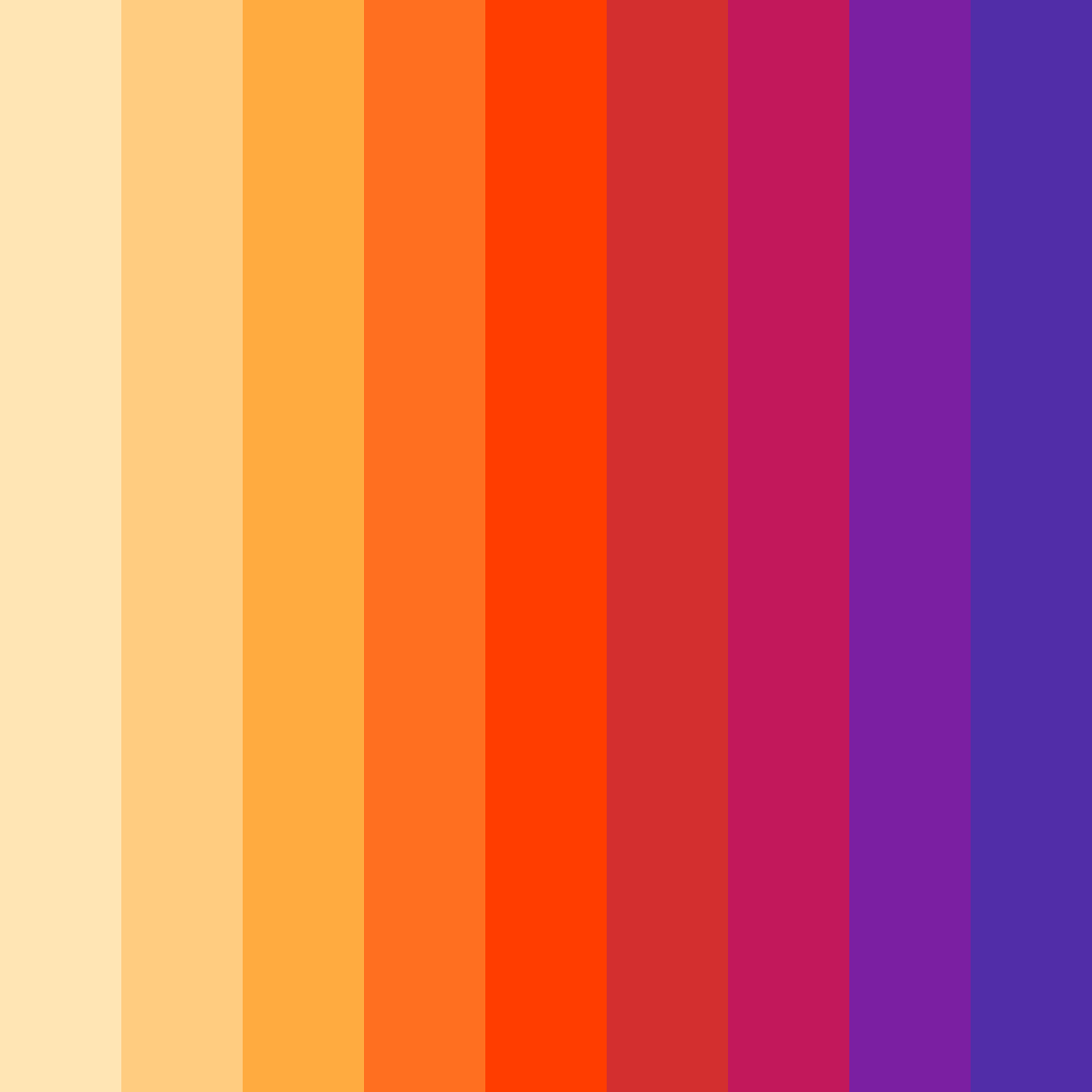 Download vibrant red blue yellow color palette PNG image (square)