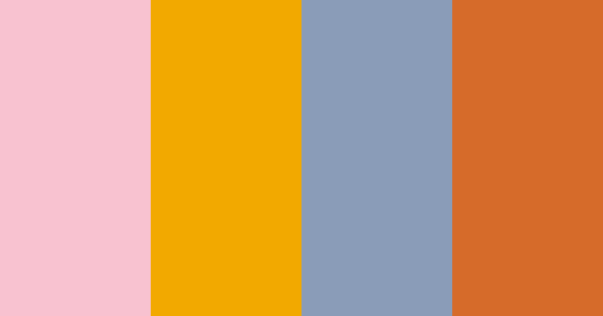 Download sunset blossom color palette PNG image (landscape)