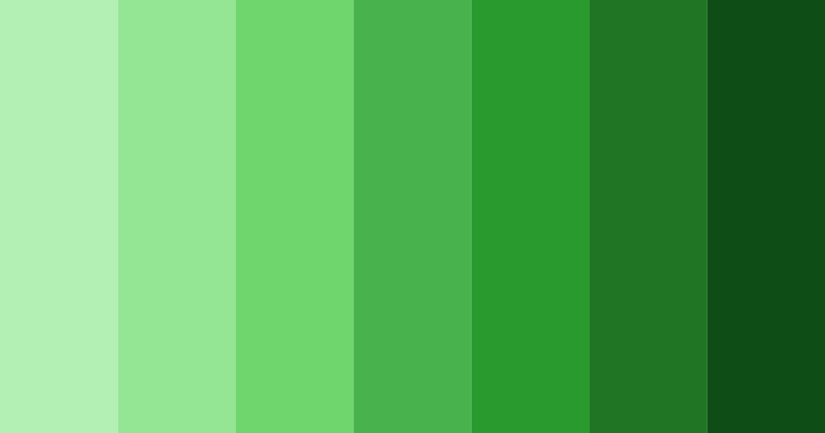 Download green screen dreams color palette PNG image (landscape)