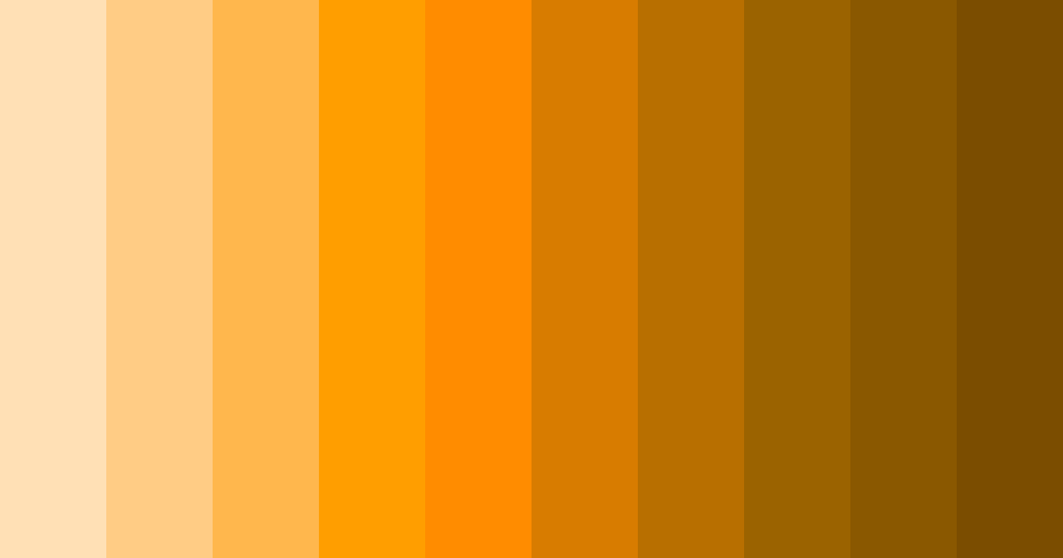 Download honeyed sunrise color palette PNG image (landscape)