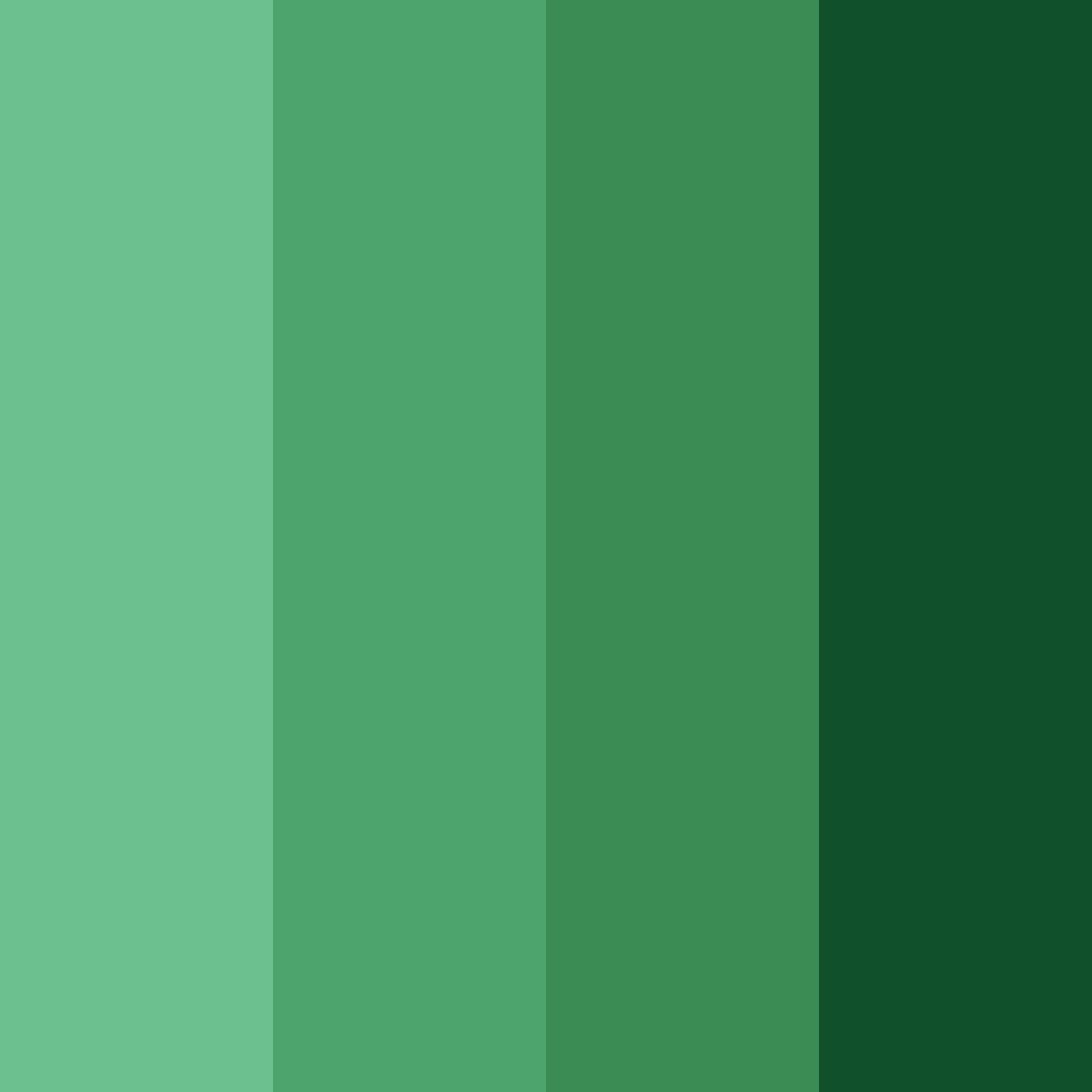 Download emerald forest color palette PNG image (square)