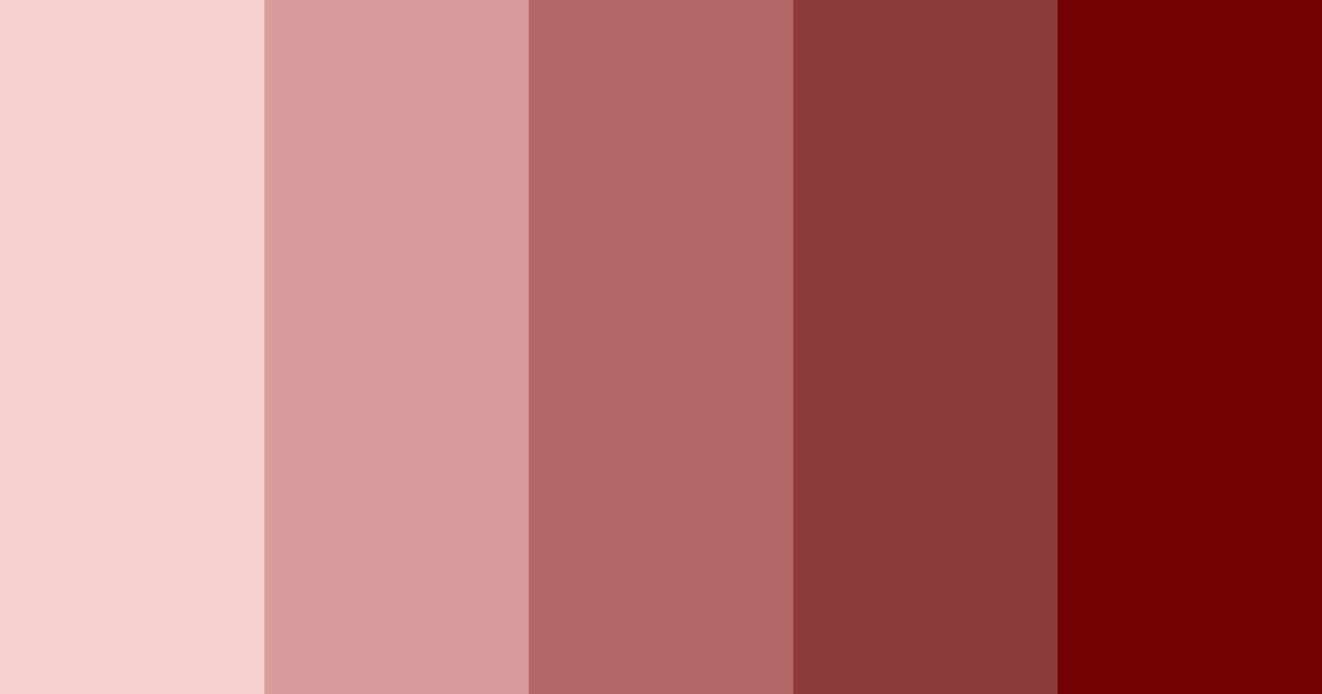 Download dark red color palette PNG image (landscape)