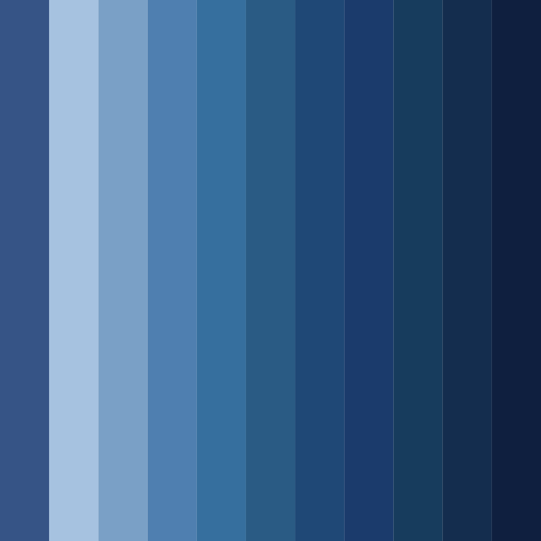 Download oceanic depths color palette PNG image (square)