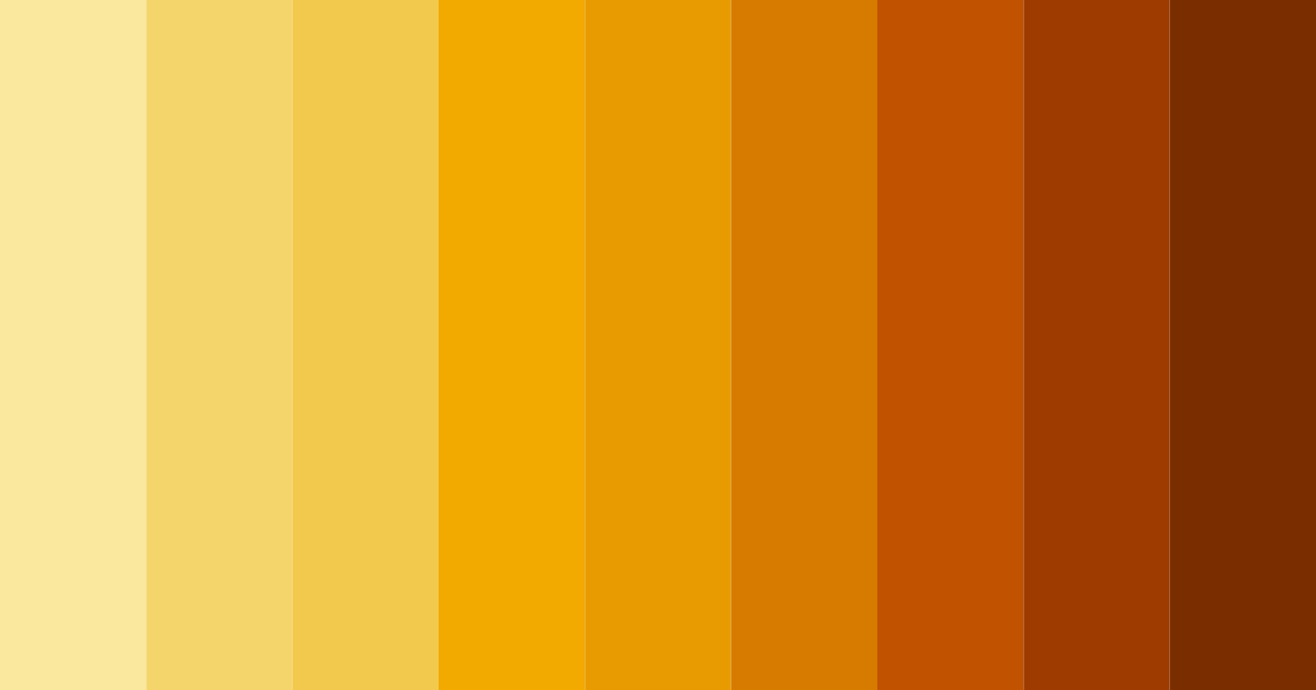 Download golden summer color palette PNG image (landscape)