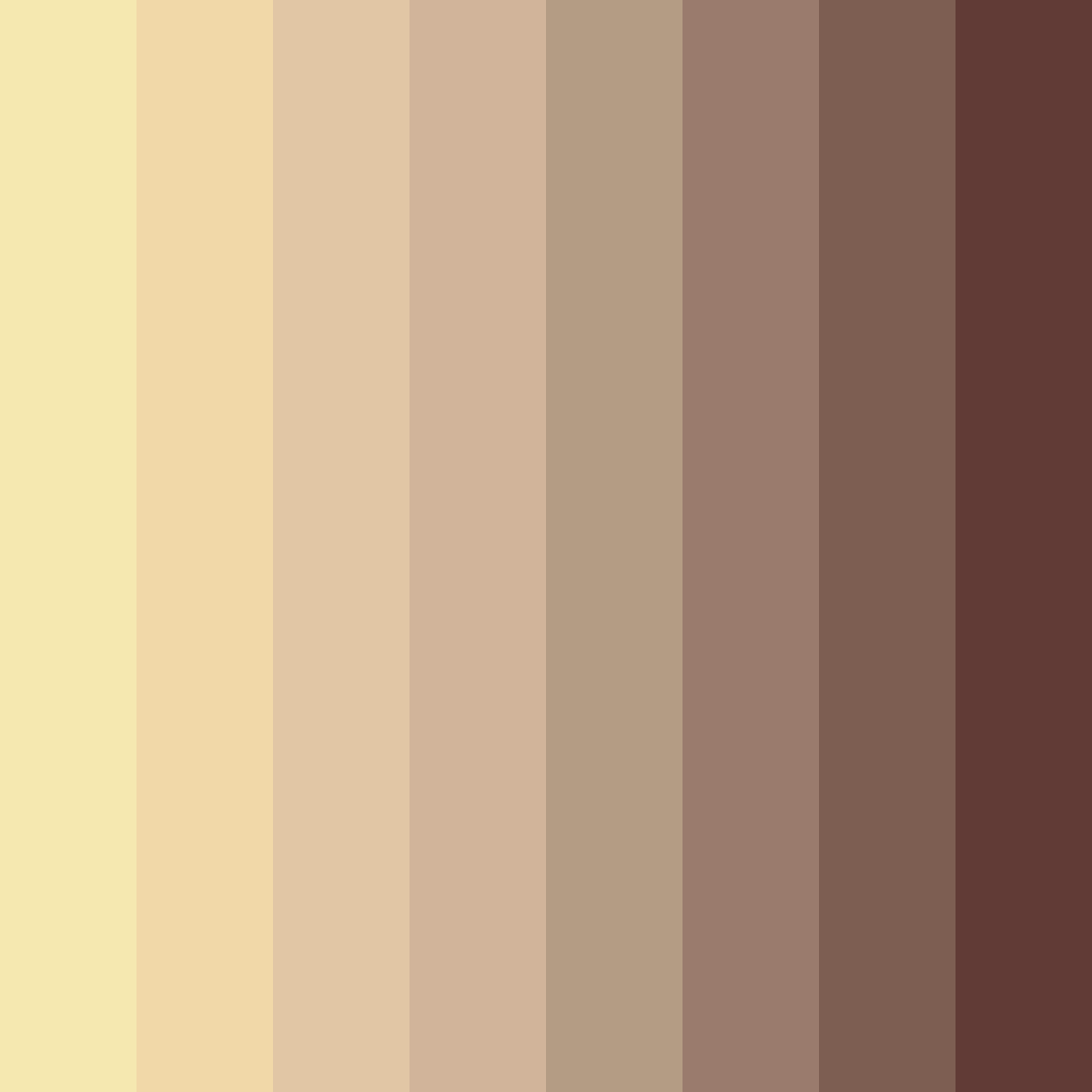 Download warm earth embrace color palette PNG image (square)