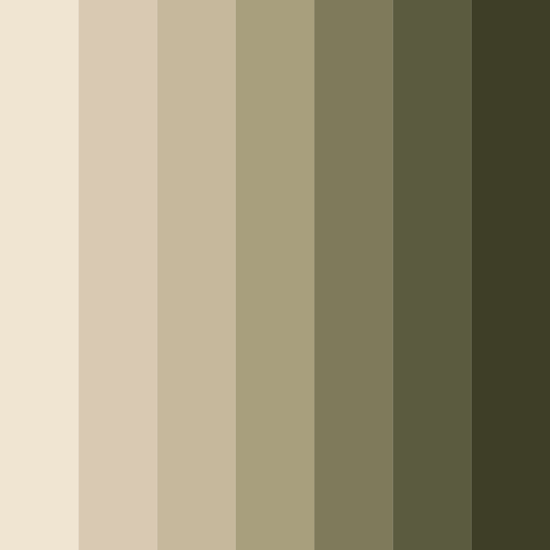 Download earthy serenity color palette PNG image (square)