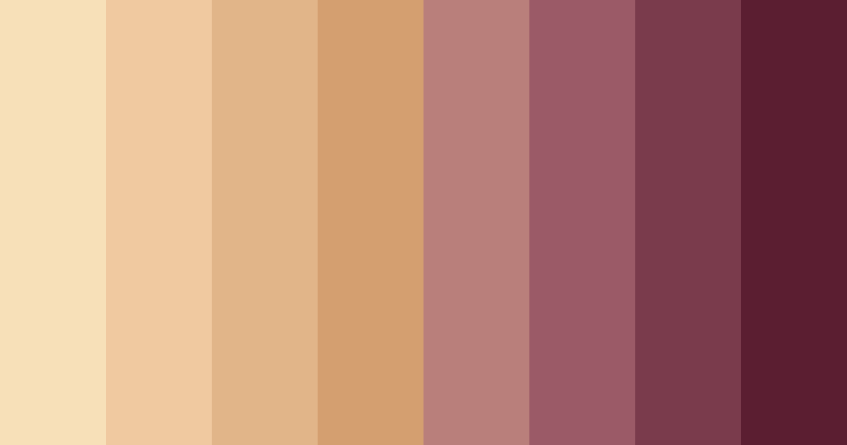 Download elegant ember color palette PNG image (landscape)