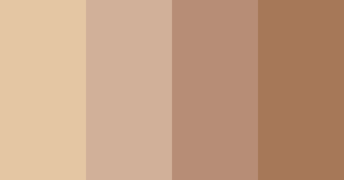 Download brown dunes color palette PNG image (landscape)