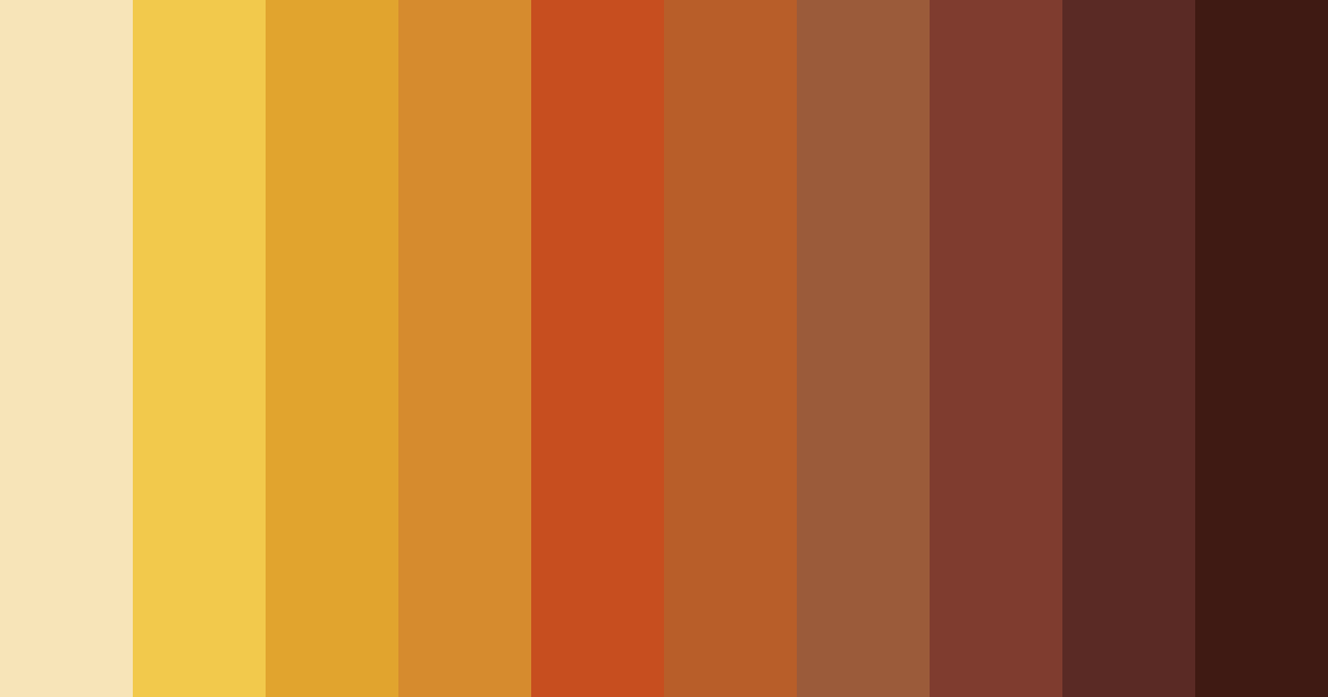 Download amber sunset color palette PNG image (landscape)